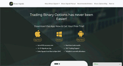 Desktop Screenshot of binarysignalsapp.com